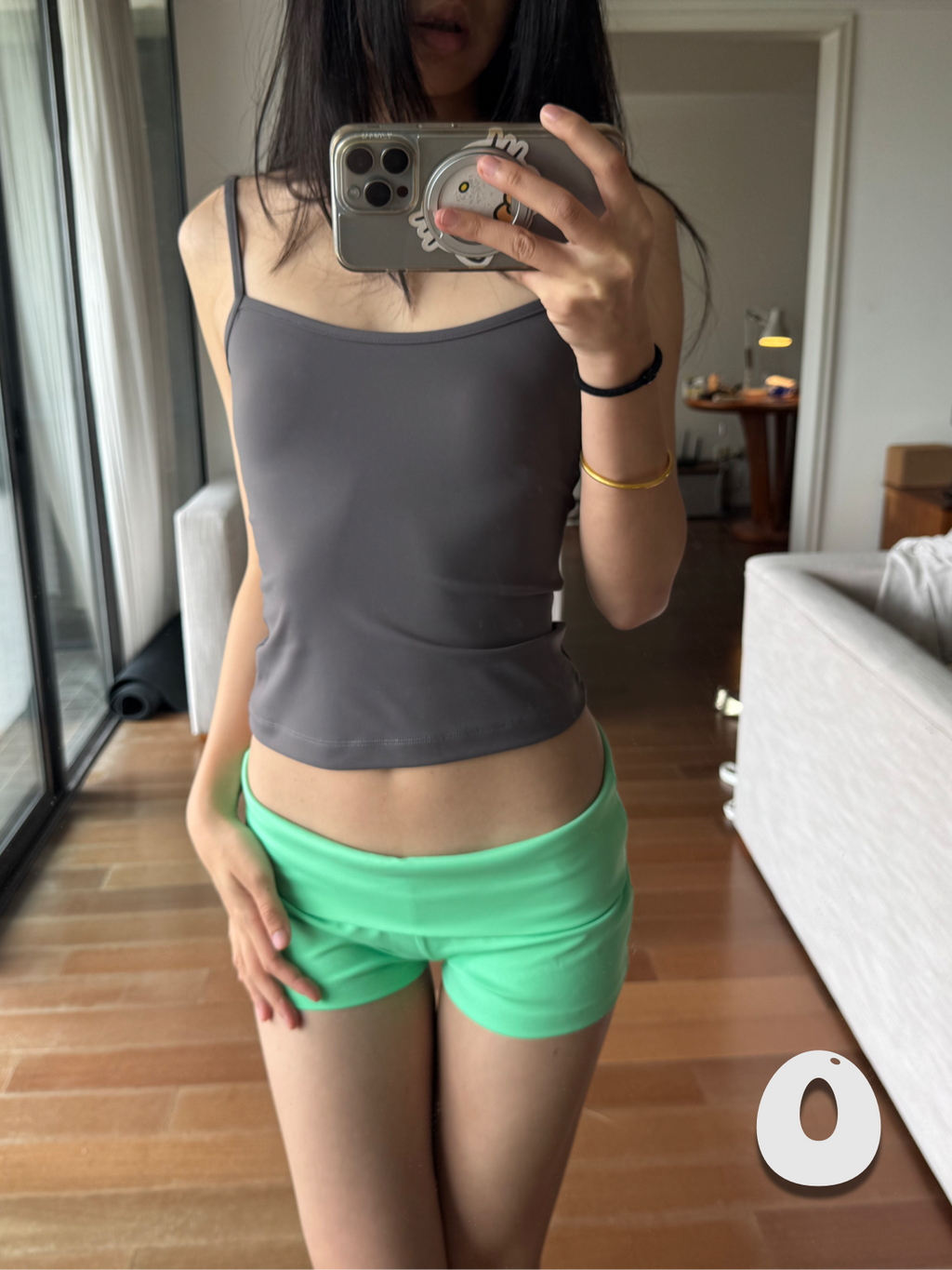 Foldover Bootie Shorts
