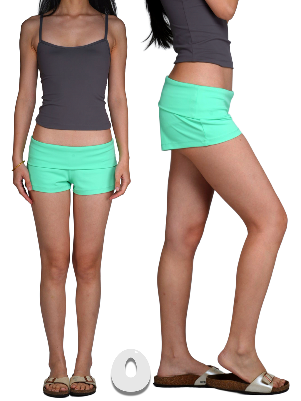 Foldover Bootie Shorts