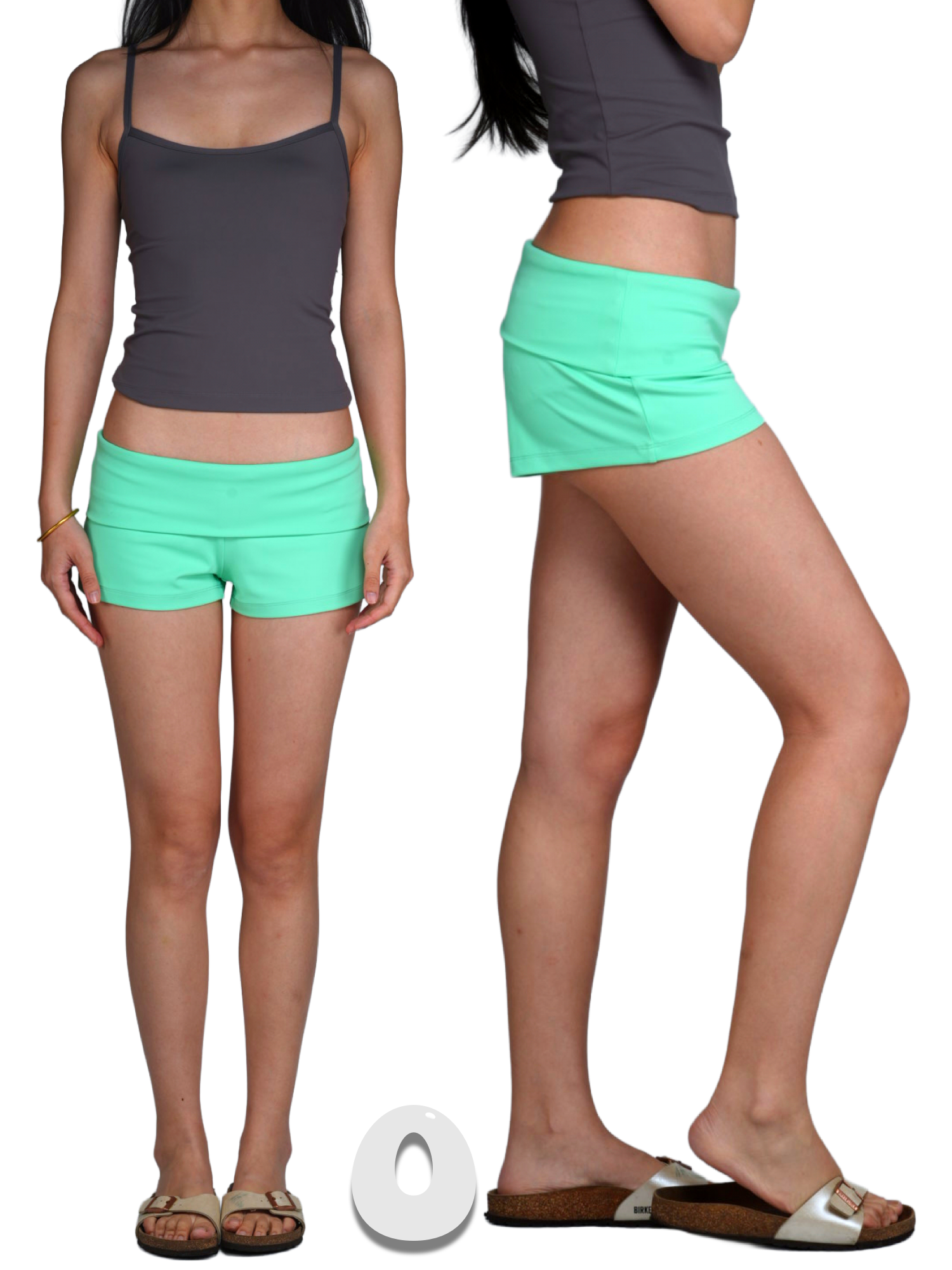 Foldover Bootie Shorts